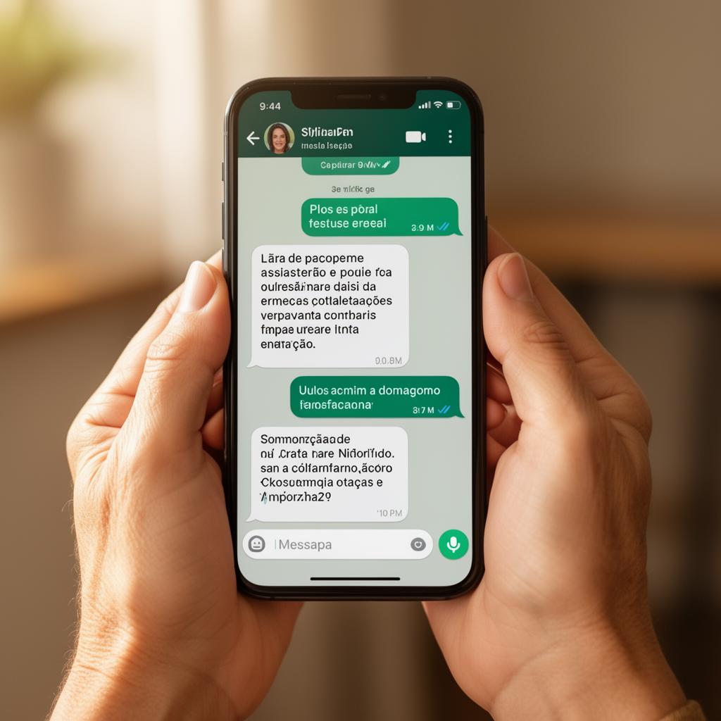 Cidadão usando o app e o WhatsApp para acessar a saúde